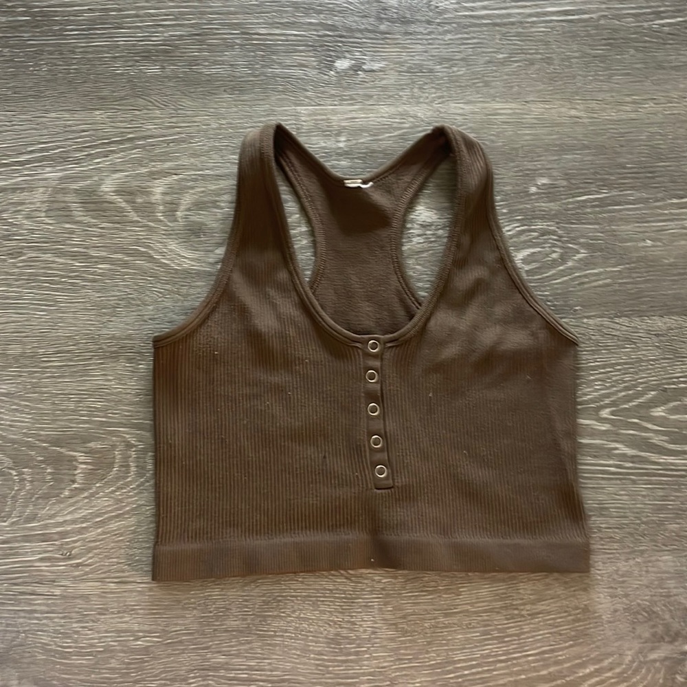 Love tree crop top